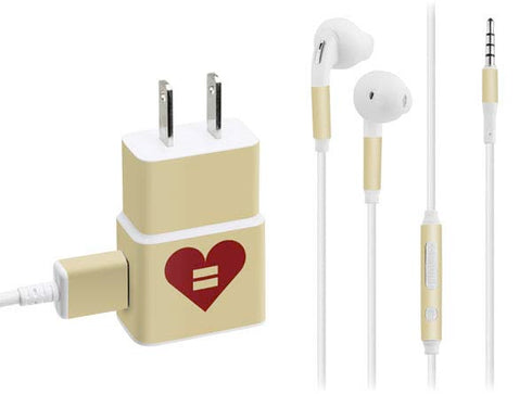 Equality Heart Phone Charger Skin