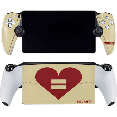 Equality Heart PlayStation Portal Remote Player Skin