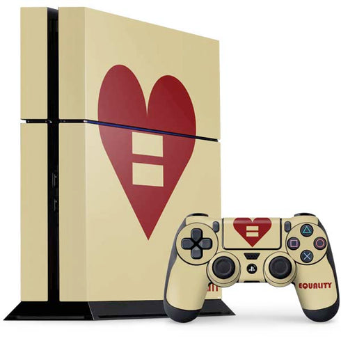 Equality Heart PlayStation PS4 Skins
