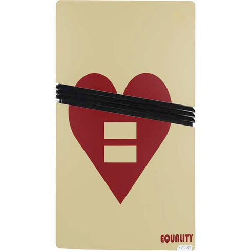 Equality Heart PS5 Pro Console Skin
