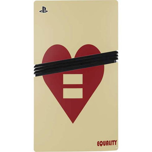 Equality Heart PS5 Pro Disk Bundle Skin