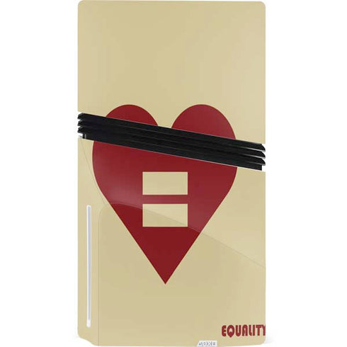 Equality Heart PS5 Pro Disk Console Skin