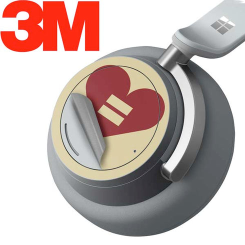 Equality Heart Surface Headphones Skin