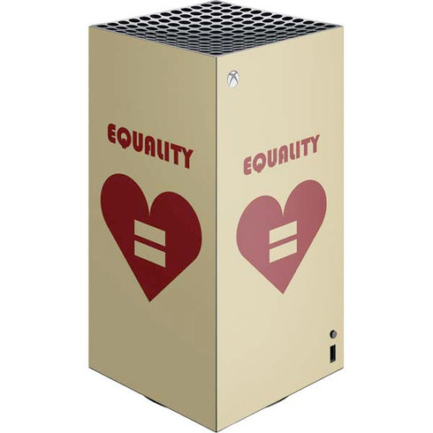 Equality Heart XBox Series X Digital Edition Console Skin