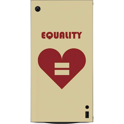 Equality Heart XBox Series X Digital Edition Console Skin