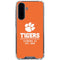Clemson University Tigers Est 1889 Orange Galaxy A36 5G Clear Case