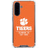Clemson University Tigers Est 1889 Orange Galaxy A36 5G Clear Case