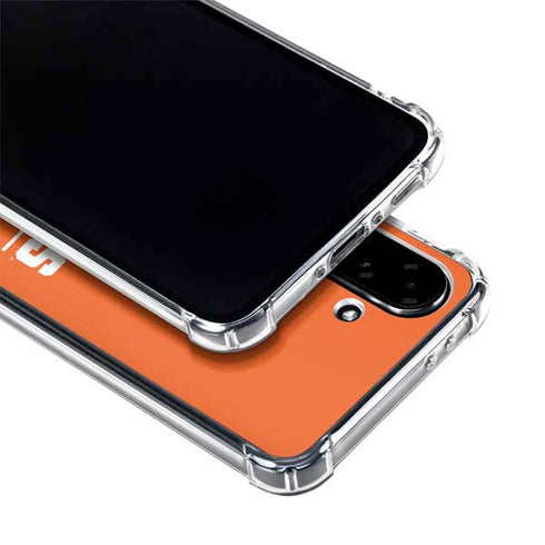 Clemson University Tigers Est 1889 Orange Galaxy A36 5G Clear Case