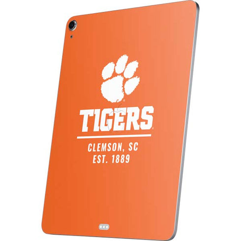 Clemson University Tigers Est 1889 Orange Apple iPad Air Skin