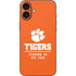 Clemson University Tigers Est 1889 Orange iPhone 16 Plus Skin