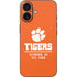 Clemson University Tigers Est 1889 Orange iPhone 16 Skin