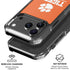 Clemson University Tigers Est 1889 Orange iPhone 18 Pro Clear Case