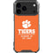 Clemson University Tigers Est 1889 Orange iPhone 18 Pro Max Clear Case
