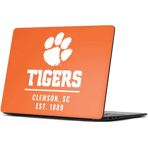 Clemson University Tigers Est 1889 Orange Surface Laptop 7 13.8in Skin
