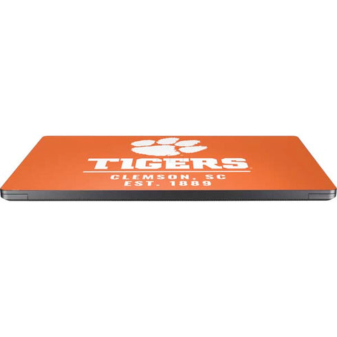 Clemson University Tigers Est 1889 Orange Surface Laptop 7 13.8in Skin