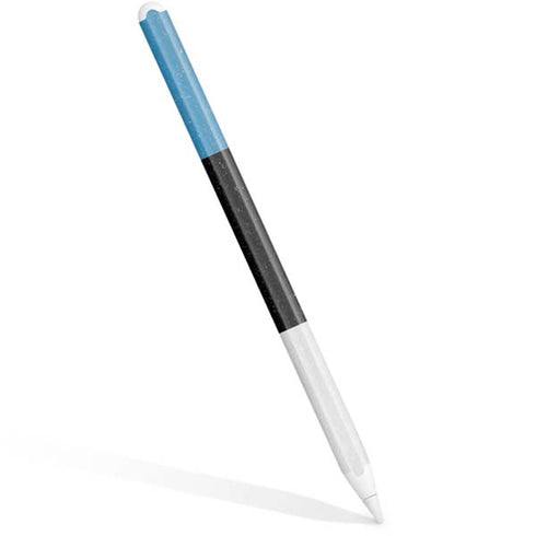 Estonia Flag Distressed Apple Pencil (2nd Gen 2019) Skin