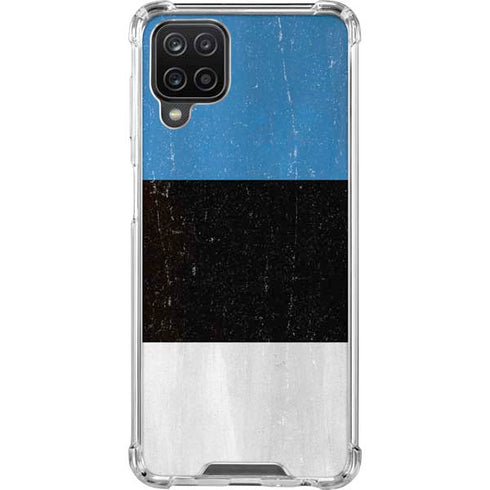 Estonia Flag Distressed Galaxy Cases