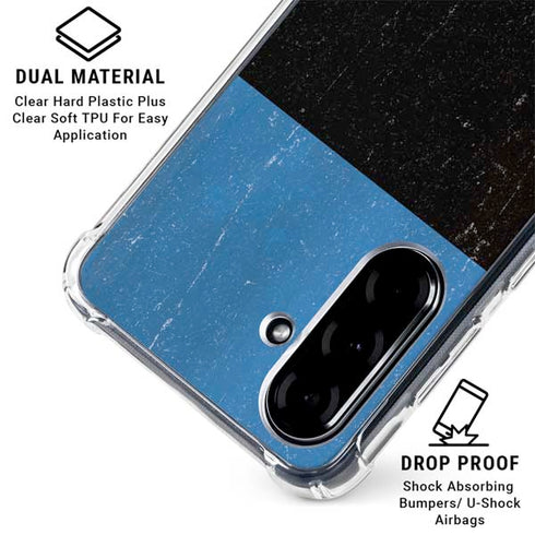 Estonia Flag Distressed Galaxy A36 5G Clear Case