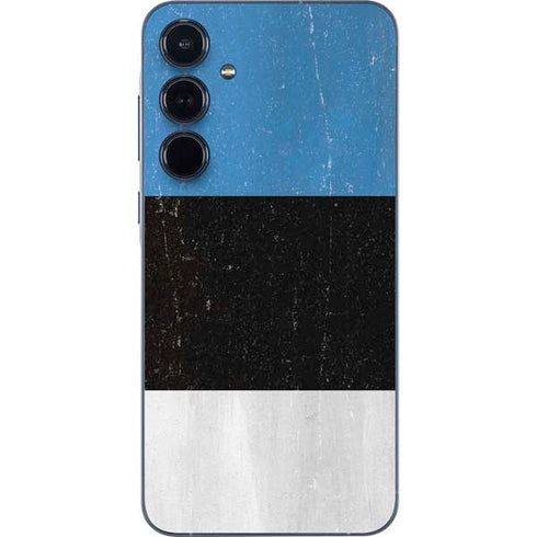 Estonia Flag Distressed Galaxy A36 5G Skin