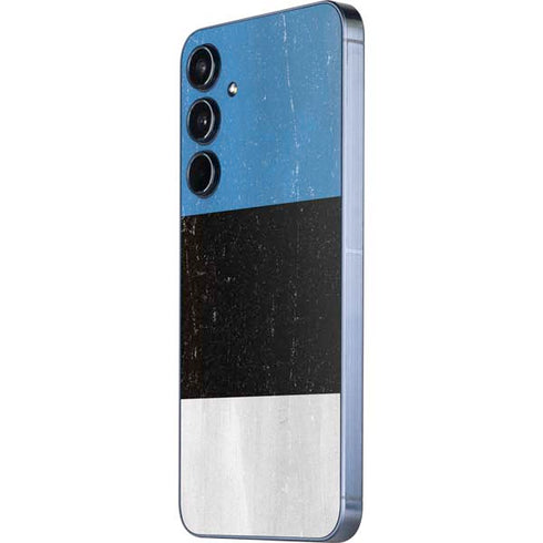Estonia Flag Distressed Galaxy A55 5G Skin