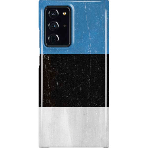 Estonia Flag Distressed Galaxy Cases