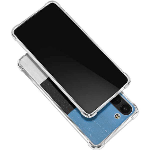 Estonia Flag Distressed Galaxy S24 FE Clear Case