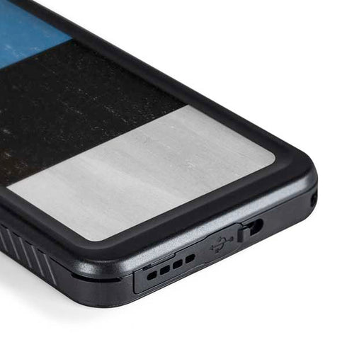 Estonia Flag Distressed Galaxy S24 Plus Waterproof Case