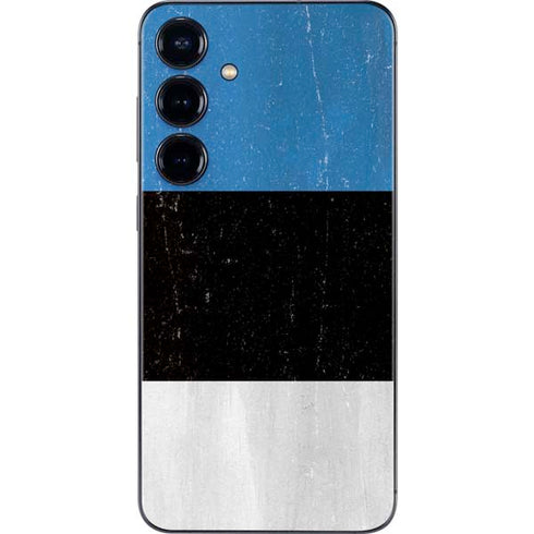 Estonia Flag Distressed Galaxy S24 Skin