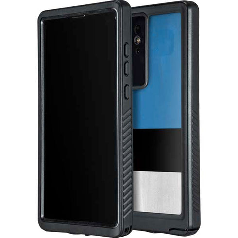 Estonia Flag Distressed Galaxy S24 Ultra Waterproof Case