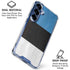 Estonia Flag Distressed Galaxy S25 Clear Case