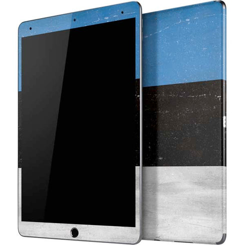 Estonia Flag Distressed iPad Skins