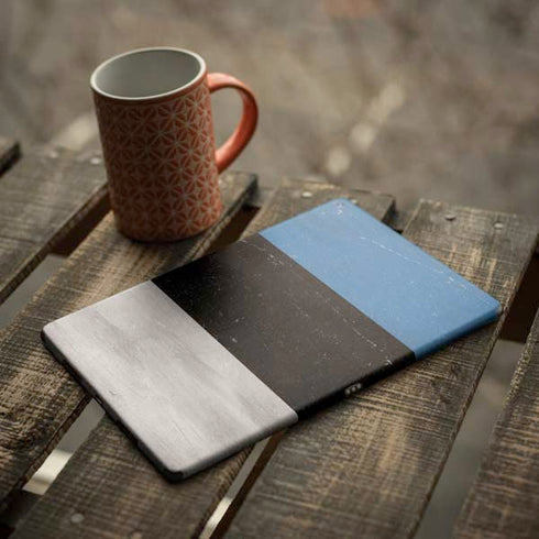 Estonia Flag Distressed iPad Skins