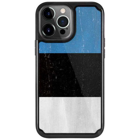 Estonia Flag Distressed iPhone Cases
