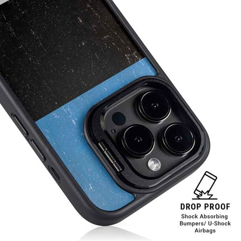 Estonia Flag Distressed iPhone 13 Pro Kickstand Case
