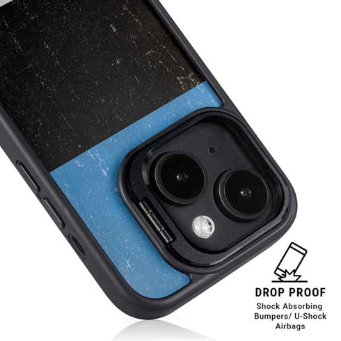 Estonia Flag Distressed iPhone 15 Kickstand Case