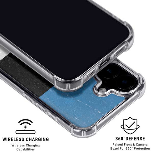 Estonia Flag Distressed iPhone 16 MagSafe Case