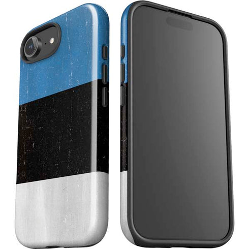 Estonia Flag Distressed iPhone 16e Impact Case
