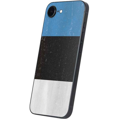 Estonia Flag Distressed iPhone 16e Skin
