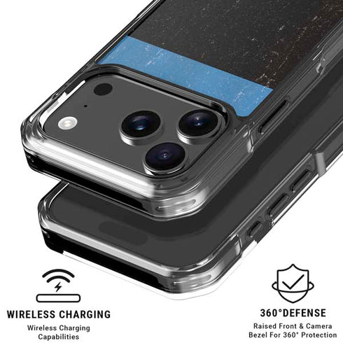 Estonia Flag Distressed iPhone 18 Pro Clear Case