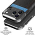 Estonia Flag Distressed iPhone 18 Pro Clear Case