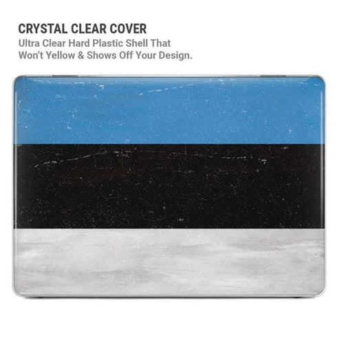 Estonia Flag Distressed MacBook Pro 14in (2021-24) Case plus Skin