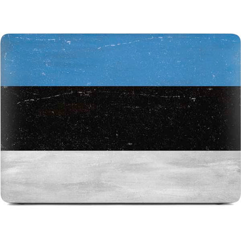 Estonia Flag Distressed Apple MacBook Pro 16-inch Skin