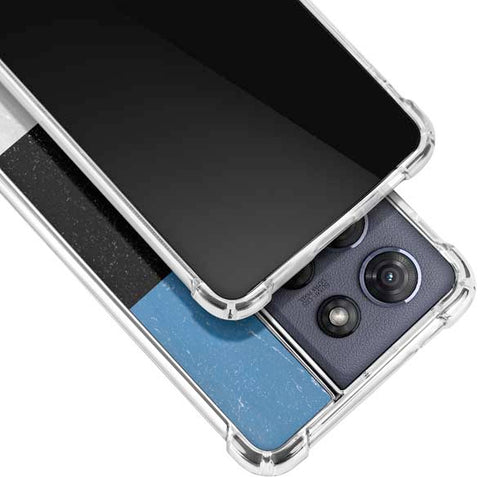 Estonia Flag Distressed Moto G Stylus 5G (2025) Clear Case