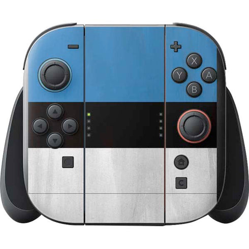 Estonia Flag Distressed Nintendo Switch 2 (2025) with Joy-Con Skin
