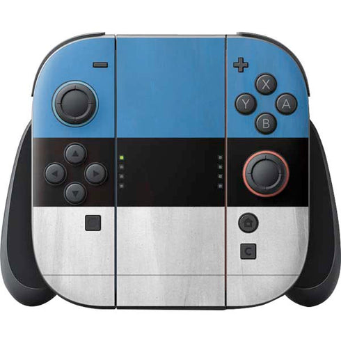 Estonia Flag Distressed Nintendo Skins