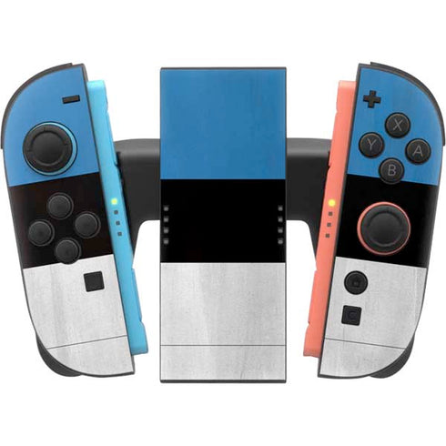 Estonia Flag Distressed Nintendo Switch 2 (2025) Joy-Con Controller Skin