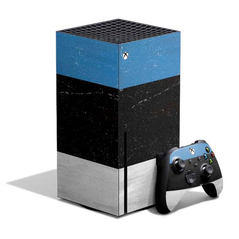 Estonia Flag Distressed Xbox Series X Skins