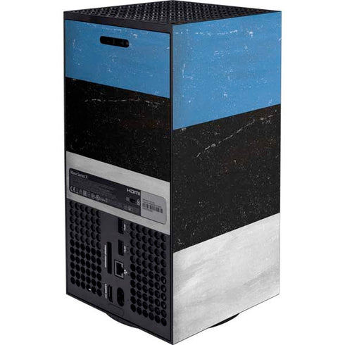Estonia Flag Distressed XBox Series X Digital Edition Bundle Skin