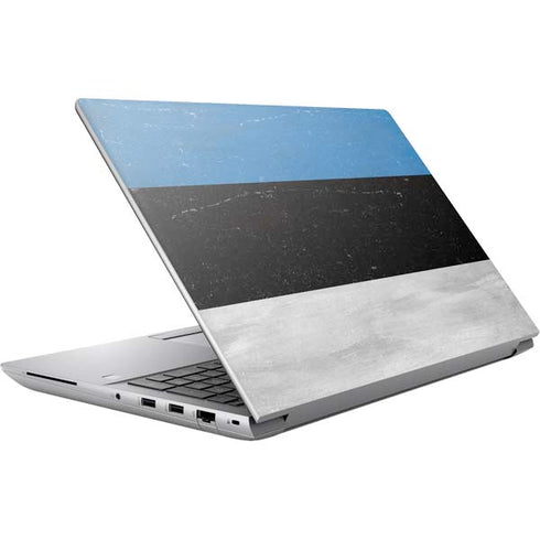 Estonia Flag Distressed HP ZBook Fury 16 G10 Skin
