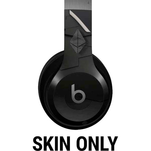 Ethereum Textured Logo Beats Solo 4 Wireless Headphones Skin